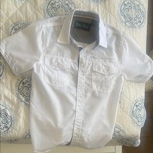 Men's White Short Sleeve Shirt